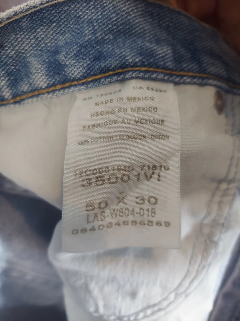 Wrangler Men's Relaxed Fit Jeans Light Wash Big & Tall 50x30 Broken-In GUC
